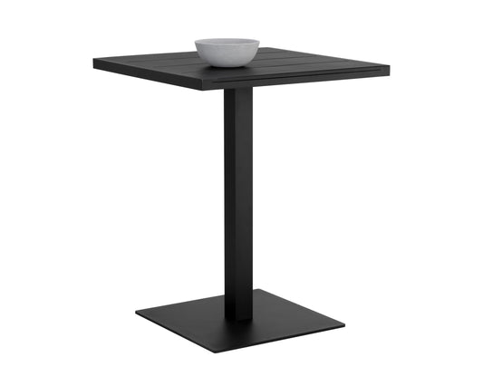 NAHLA MERANO BAR TABLE - BLACK