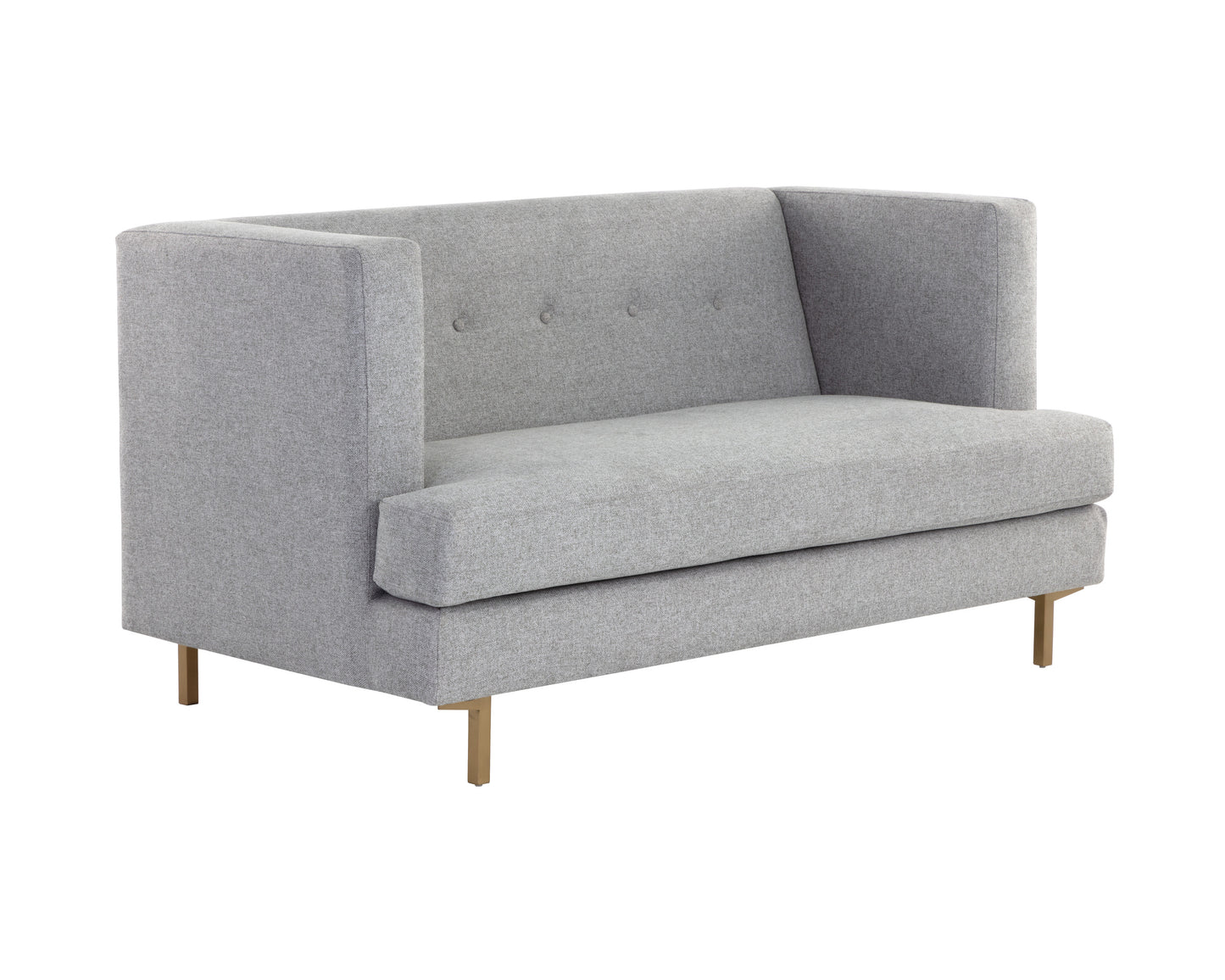 NAHLA SHERIDAN 2 SEATER SOFA - SOHO GREY