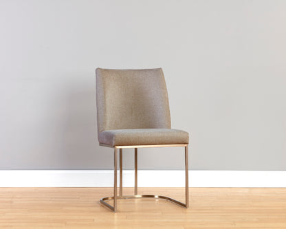 NAHLA RAYLA DINING CHAIR - BELFAST OYSTER SHELL