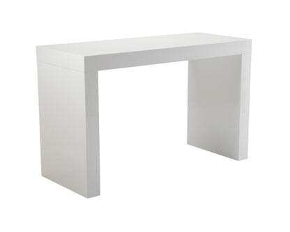 NAHLA FARO COUNTER TABLE - HIGH GLOSS WHITE