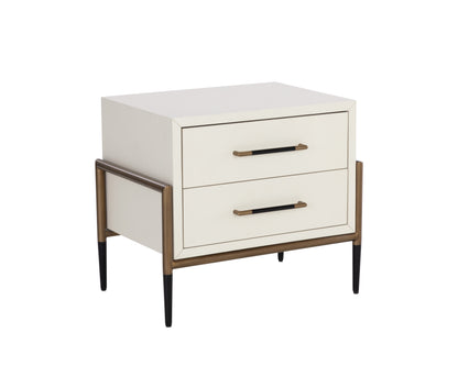 NAHLA WELDRICK NIGHTSTAND - OYSTER