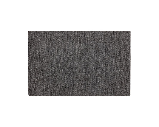 NAHLA UMEA HAND-WOVEN RUG - BLACK - 5' X 8'