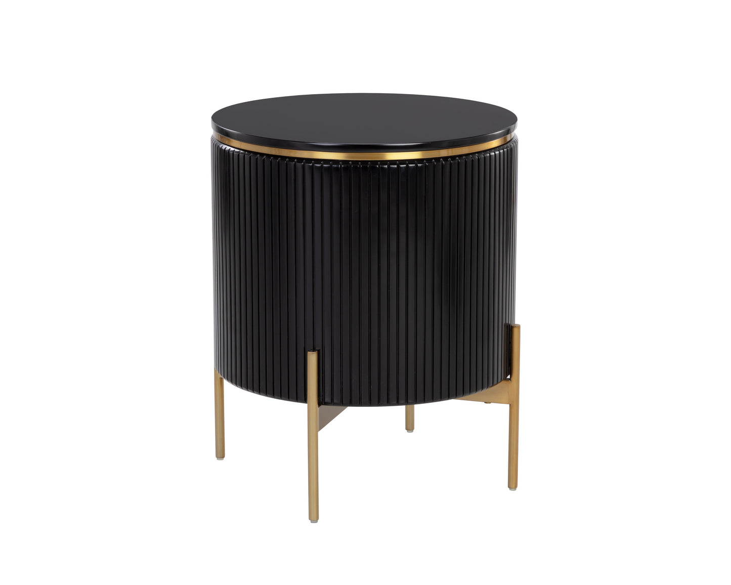 NAHLA PALOMA END TABLE - BLACK