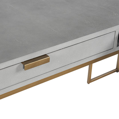 NAHLA JIRO DESK - GREY SHAGREEN