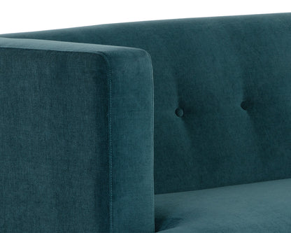 NAHLA SHERIDAN 2 SEATER SOFA - DANNY TEAL