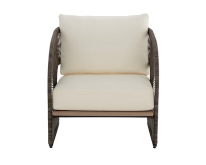 NAHLA TOULON LOUNGE CHAIR - STINSON CREAM