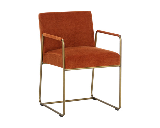 NAHLA BALFORD DINING ARMCHAIR - DANNY RUST