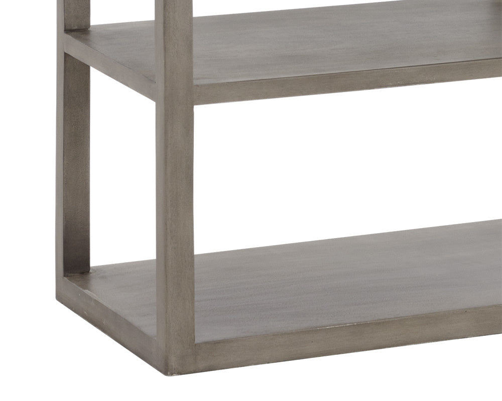 NAHLA KENZIE BOOKCASE - GREY