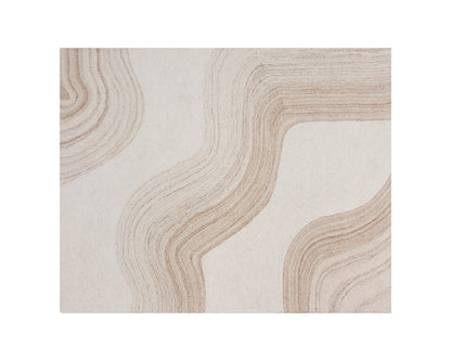 NAHLA SANIBEL HAND-TUFTED RUG - IVORY / BEIGE - 8' X 10'