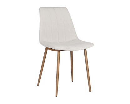 NAHLA DREW DINING CHAIR - CHAMPAGNE GOLD - ANTONIO LINEN