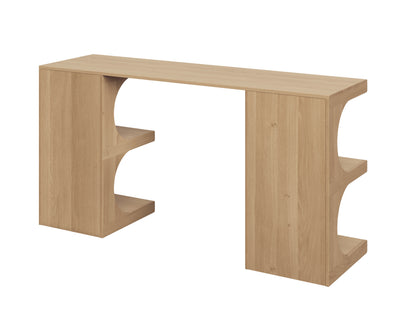 NAHLA CATRINE DESK - RUSTIC OAK