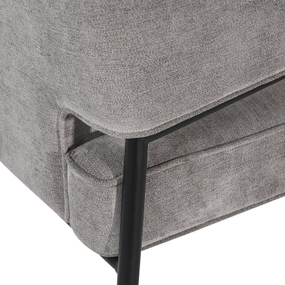 NAHLA DEROME DINING ARMCHAIR - POLO CLUB STONE