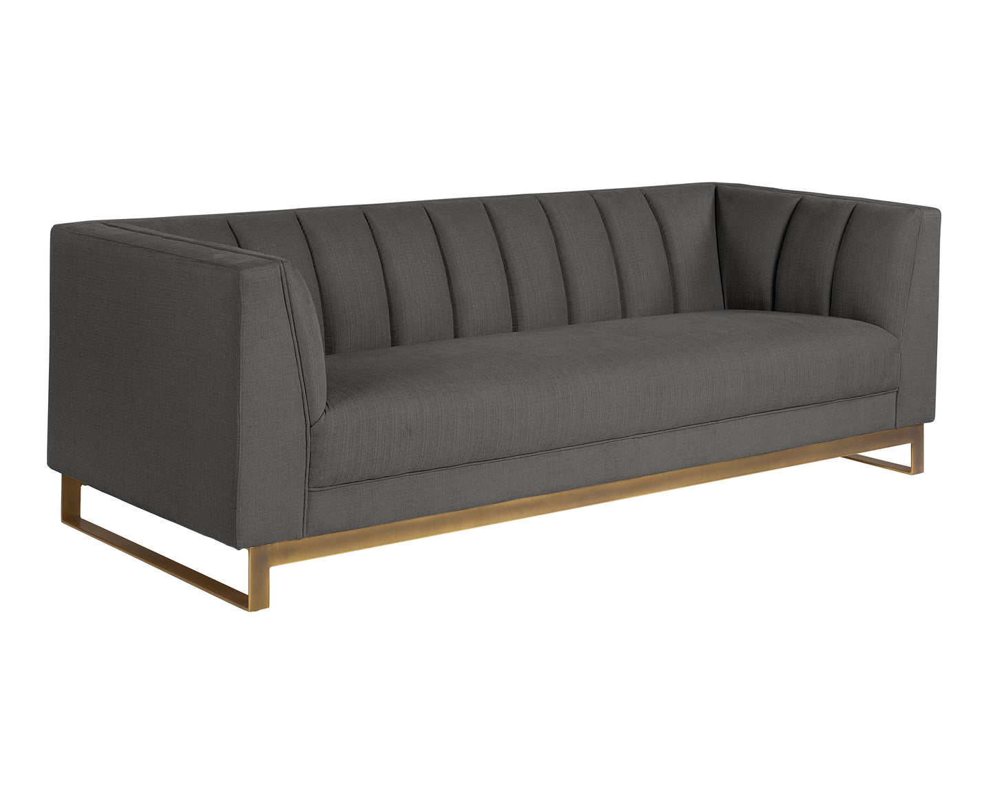 NAHLA PARKER SOFA - ZENITH GRAPHITE GREY