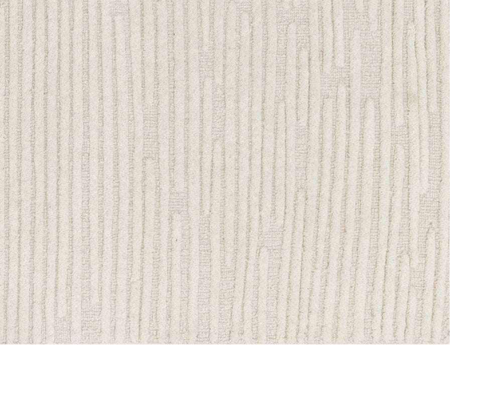 NAHLA DEVA HAND-WOVEN RUG - IVORY - 10' X 14'