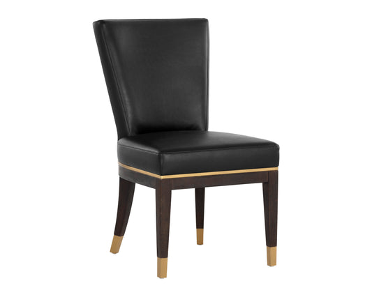 NAHLA ALISTER DINING CHAIR - BRAVO BLACK / ABBINGTON BLACK