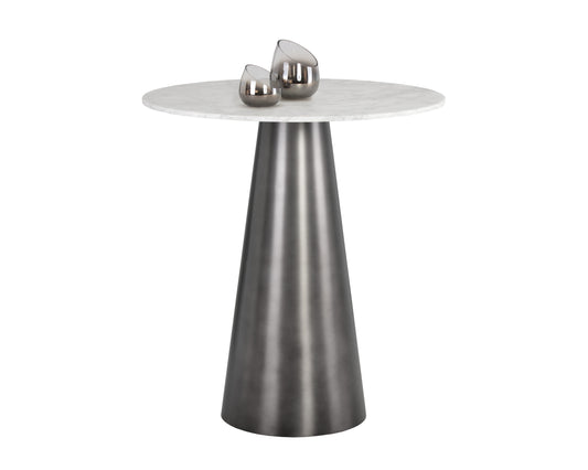 NAHLA DAMON BAR TABLE - GUNMETAL