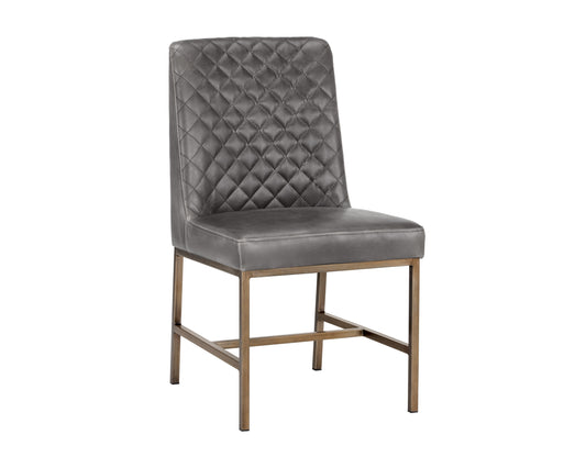 NAHLA LEIGHLAND DINING CHAIR - OVERCAST GREY