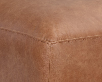 NAHLA WATSON MODULAR - ARMLESS CHAIR - MARSEILLE CAMEL LEATHER