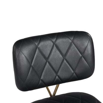 NAHLA VIRTU SWIVEL DINING CHAIR - BRAVO BLACK