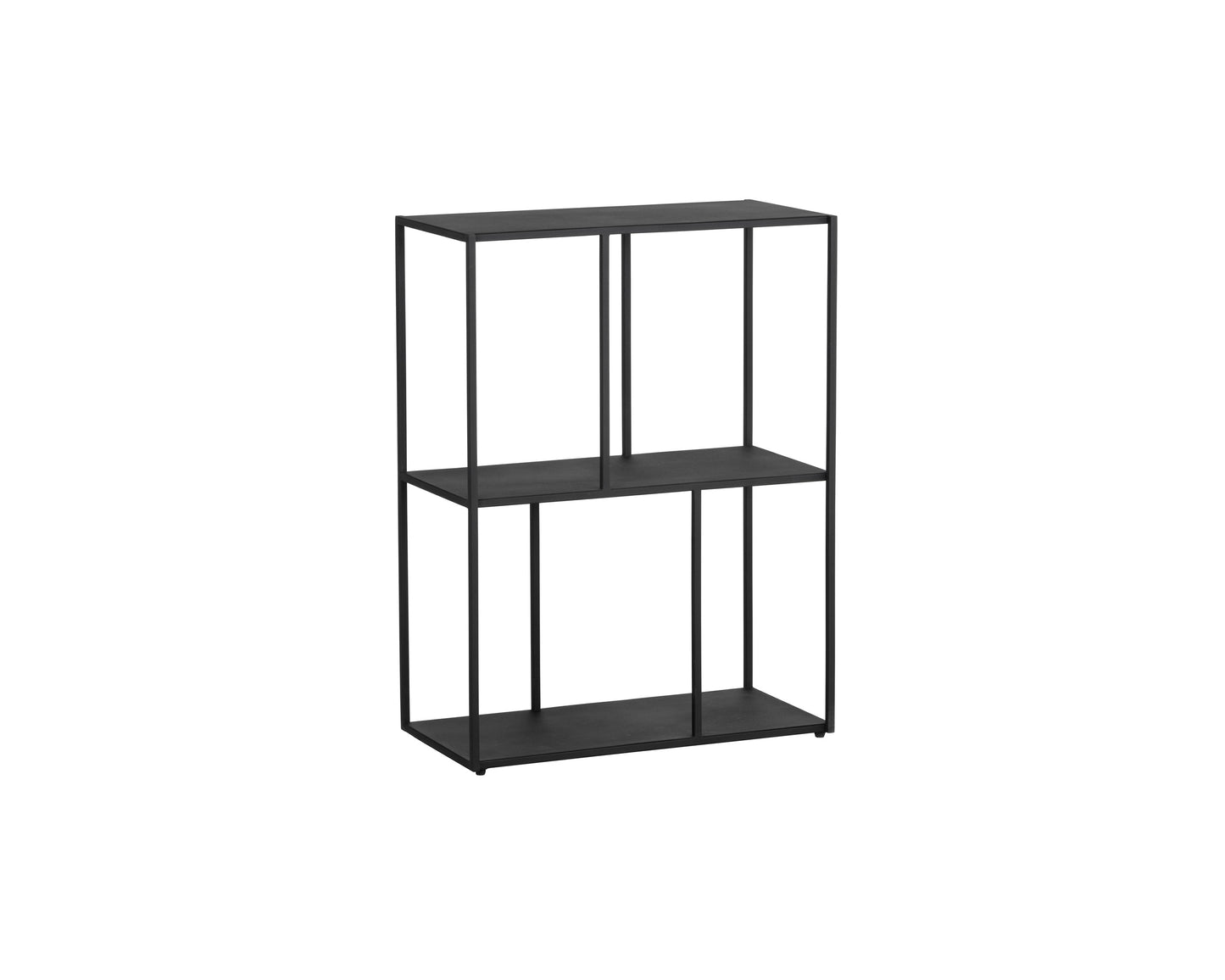 NAHLA EIFFEL LOW BOOKCASE - SMALL - BLACK