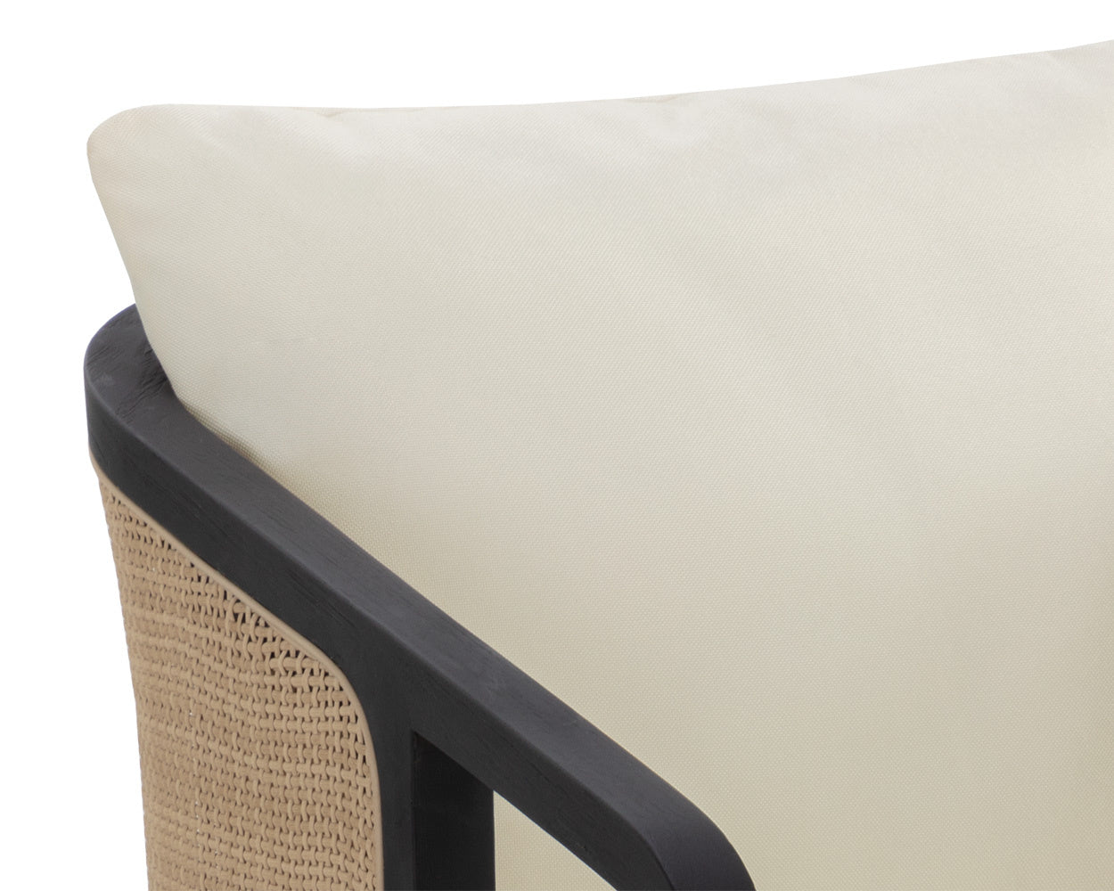 NAHLA PALERMO DINING CHAIR - CHARCOAL - STINSON CREAM