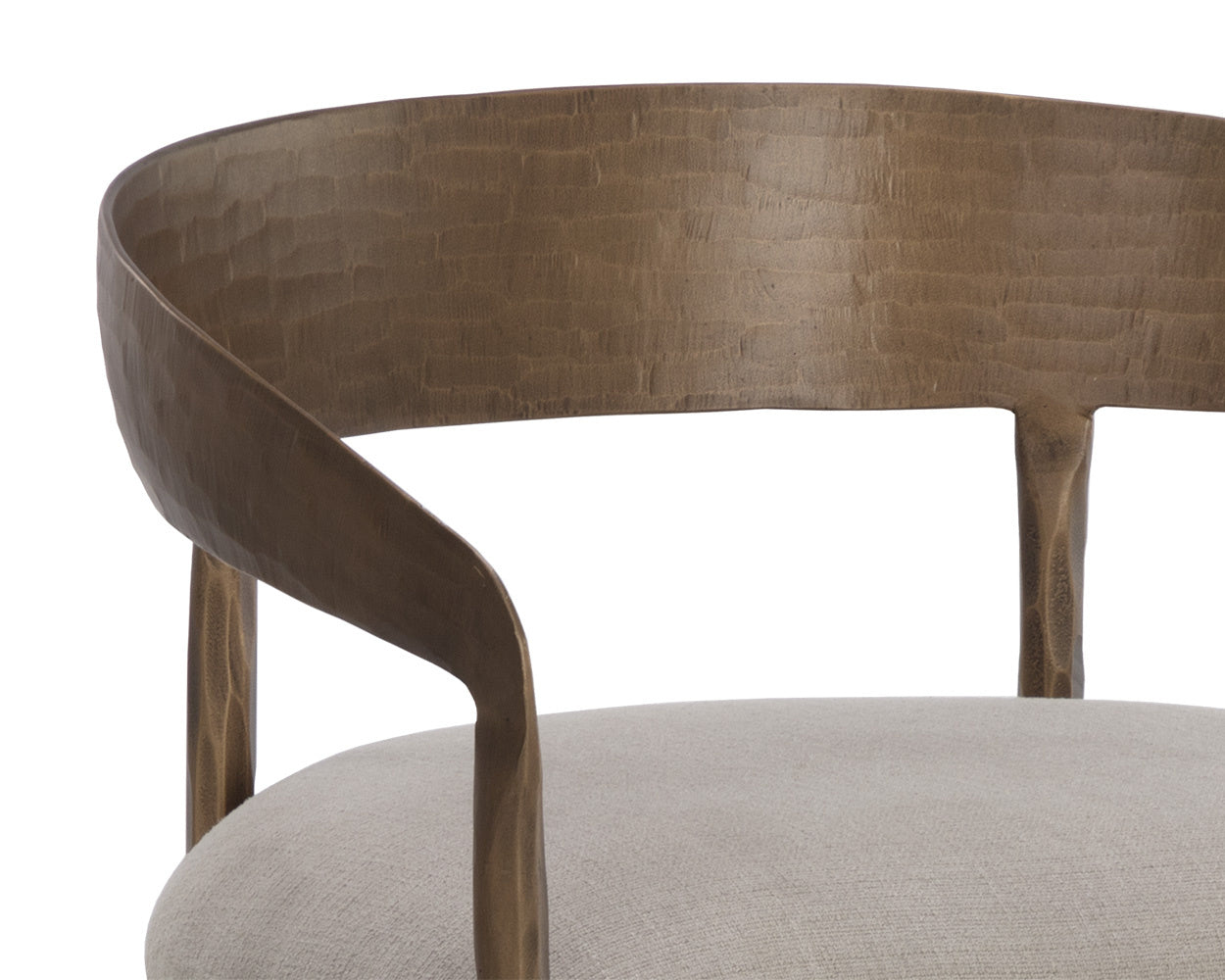 NAHLA ZANATTA COUNTER STOOL - ZENITH TAUPE GREY