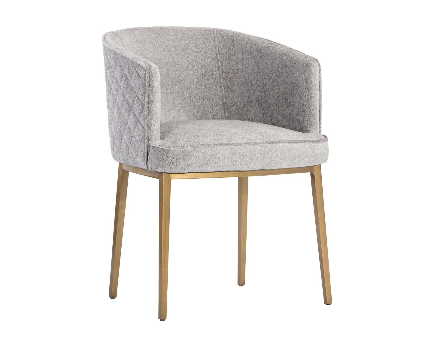 NAHLA CORNELLA DINING ARMCHAIR - POLO CLUB STONE