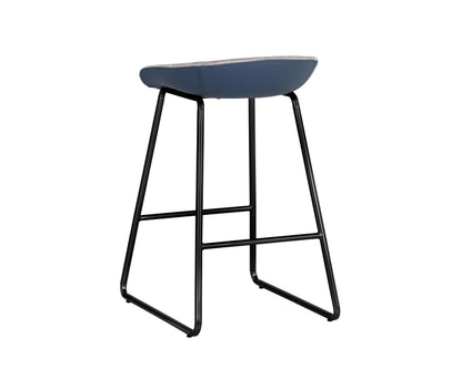 NAHLA SKYLAR COUNTER STOOL - POLO CLUB STONE / DILLON THUNDER