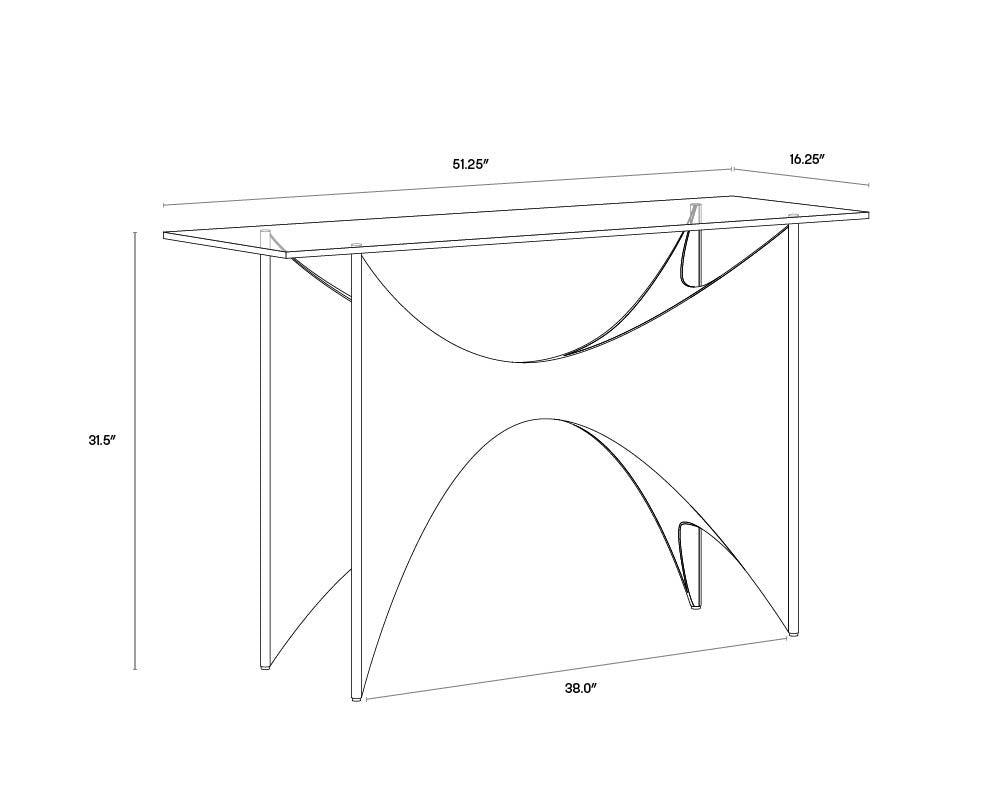 NAHLA LONDON CONSOLE TABLE