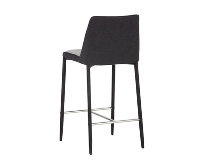 NAHLA RENEE COUNTER STOOL - ARMOUR GREY / DARK SLATE