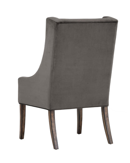 NAHLA AIDEN DINING ARMCHAIR - PICCOLO PEBBLE