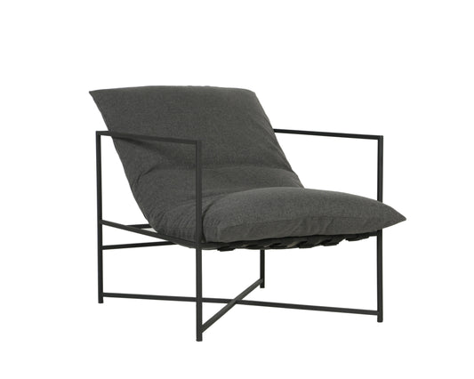 NAHLA MALLORCA LOUNGE CHAIR - GRACEBAY GREY