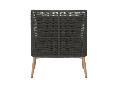 NAHLA ANDRIA LOUNGE CHAIR - ARASHI BLACK