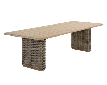 NAHLA RIVIERA DINING TABLE - RECTANGULAR - 108"