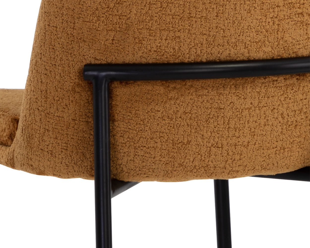 NAHLA ZEKE COUNTER STOOL - BLACK - BERGEN MARMALADE