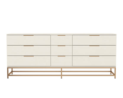 NAHLA REBEL DRESSER - LARGE - CHAMPAGNE GOLD - CREAM