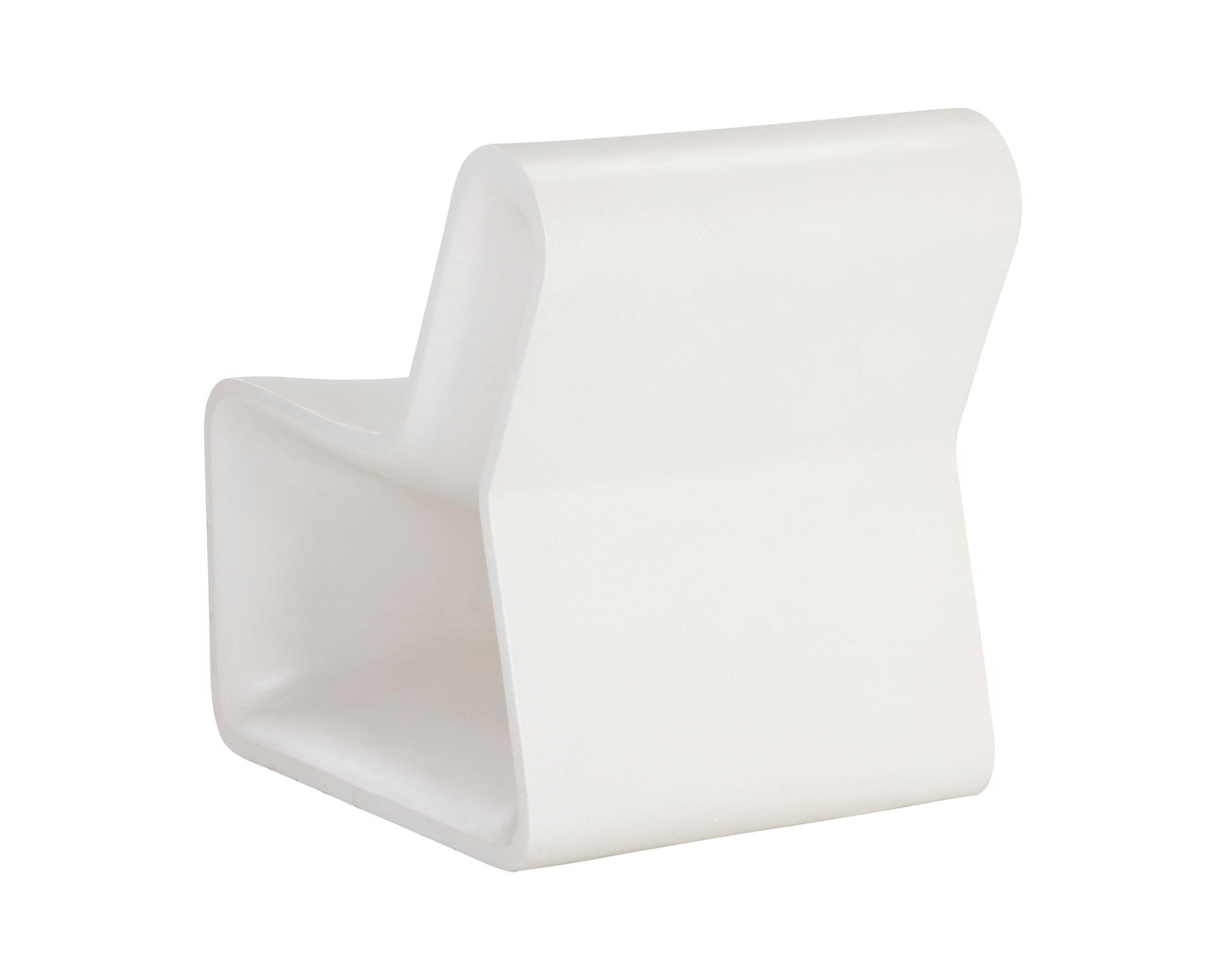 NAHLA ODYSSEY LOUNGE CHAIR - WHITE