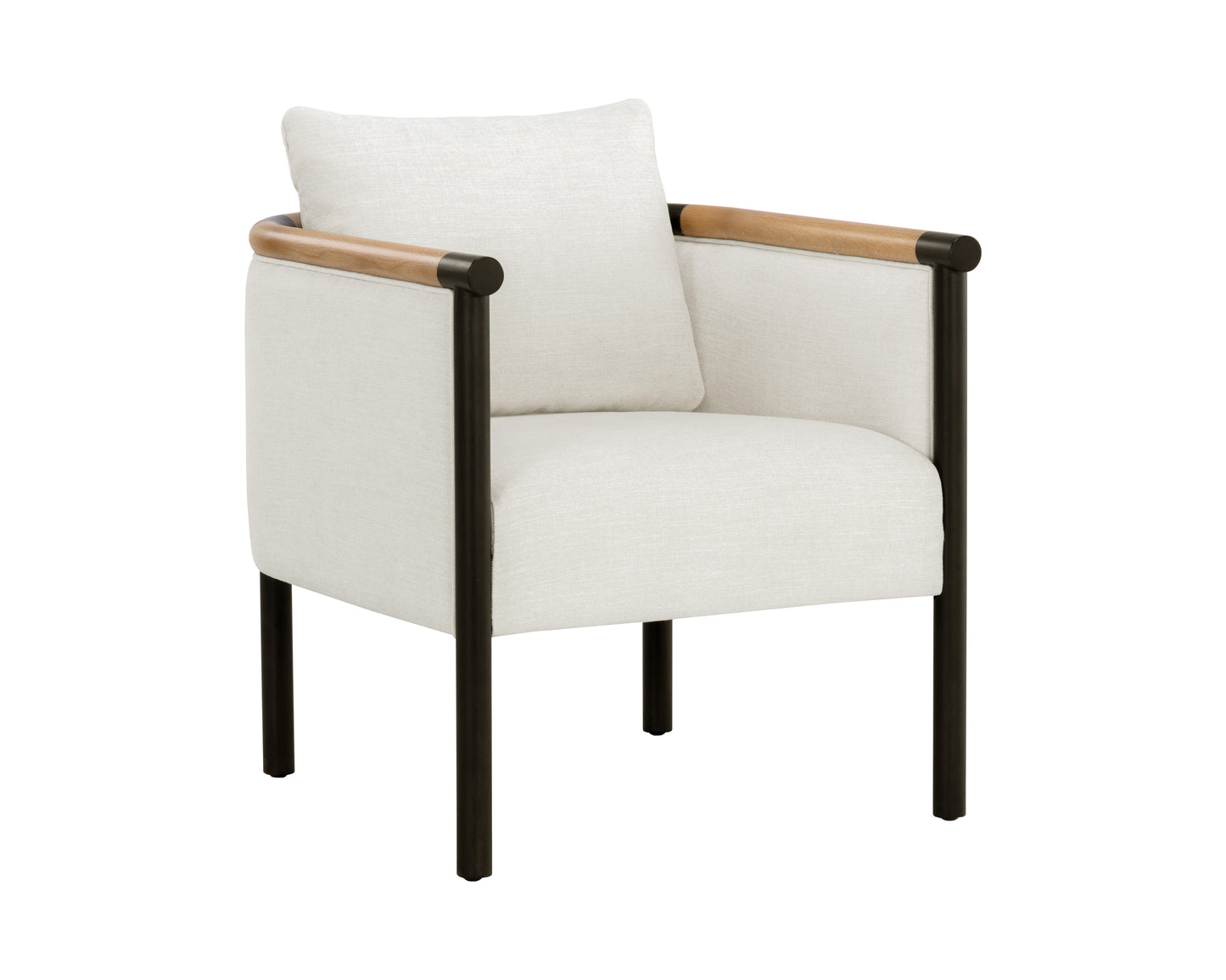 NAHLA WILDER LOUNGE CHAIR - HEATHER IVORY TWEED