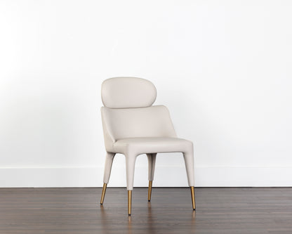 NAHLA MELODY DINING CHAIR - NAPA STONE