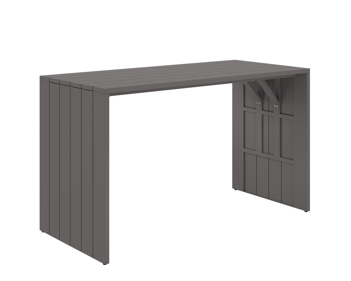 NAHLA VERIN BAR TABLE - WARM GREY