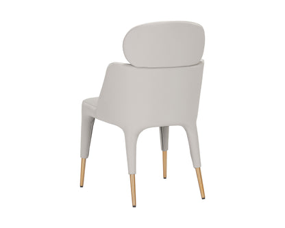 NAHLA MELODY DINING CHAIR - NAPA STONE