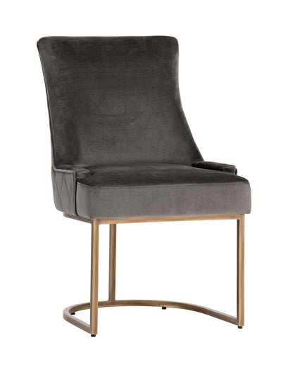 NAHLA FLORENCE DINING CHAIR - PICCOLO PEBBLE