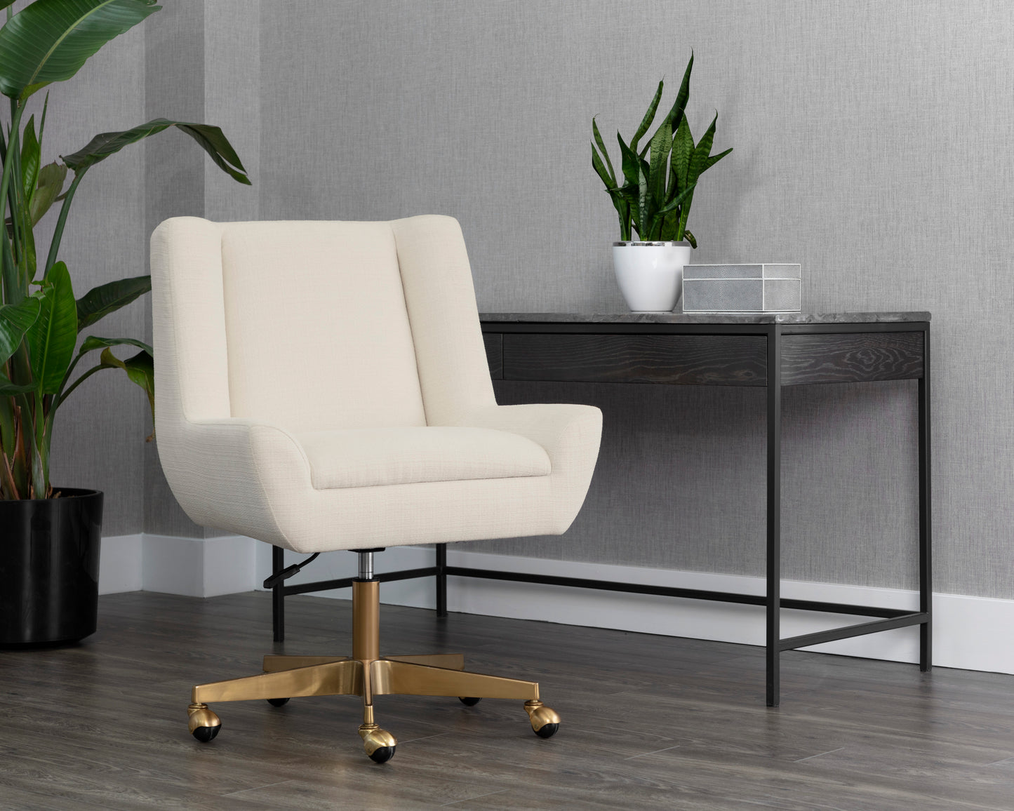 NAHLA MIRIAN OFFICE CHAIR - ZENITH ALABASTER