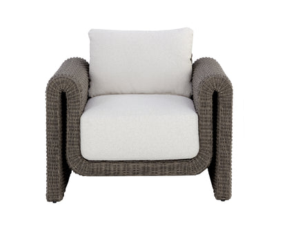 NAHLA TIBI LOUNGE CHAIR - GREY / LOUIS CREAM