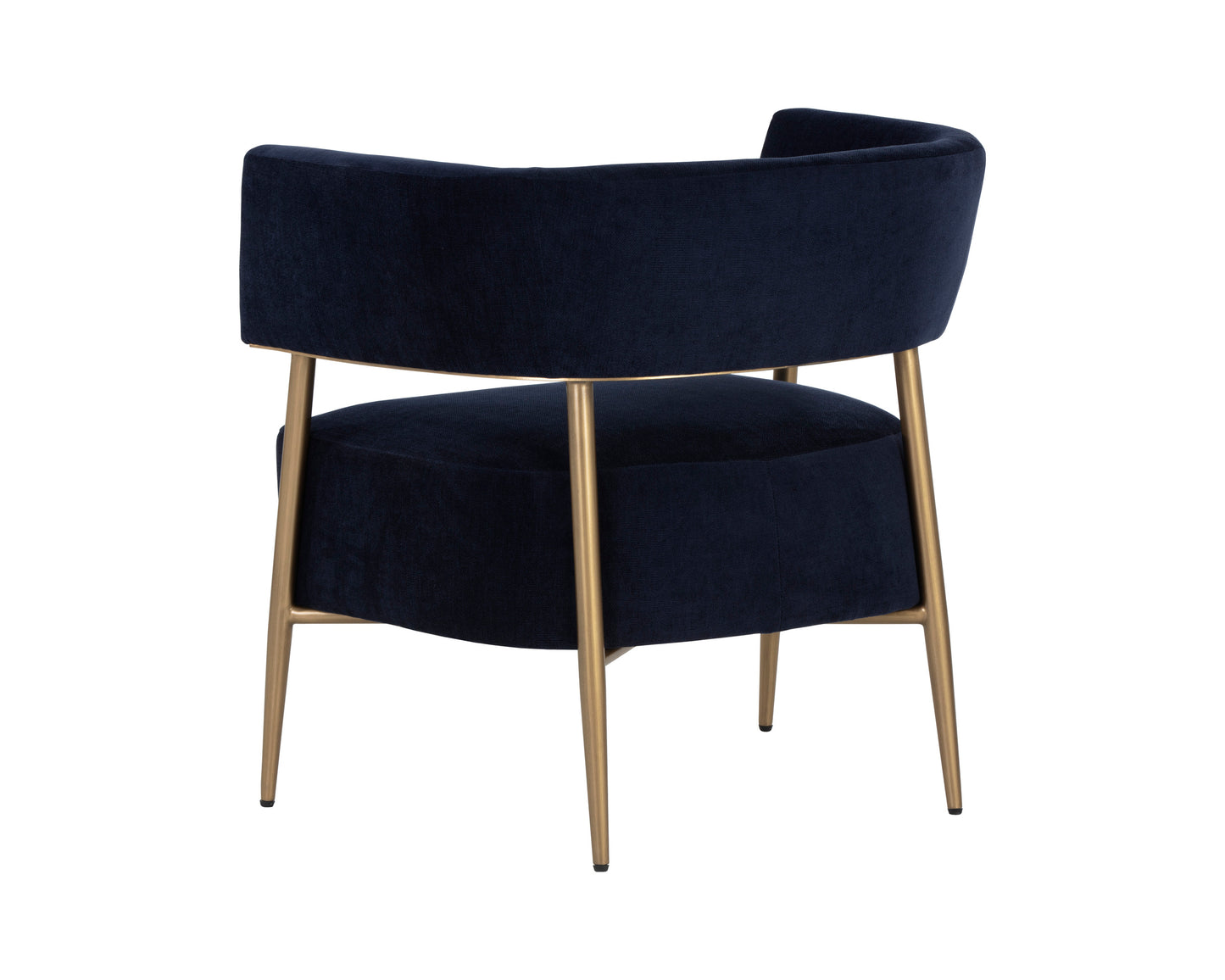 NAHLA MAESTRO LOUNGE CHAIR - DANNY NAVY