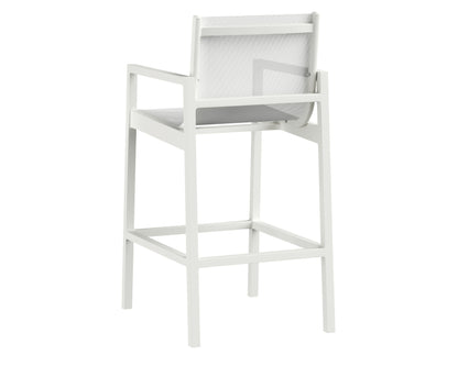 NAHLA MERANO BARSTOOL - WHITE