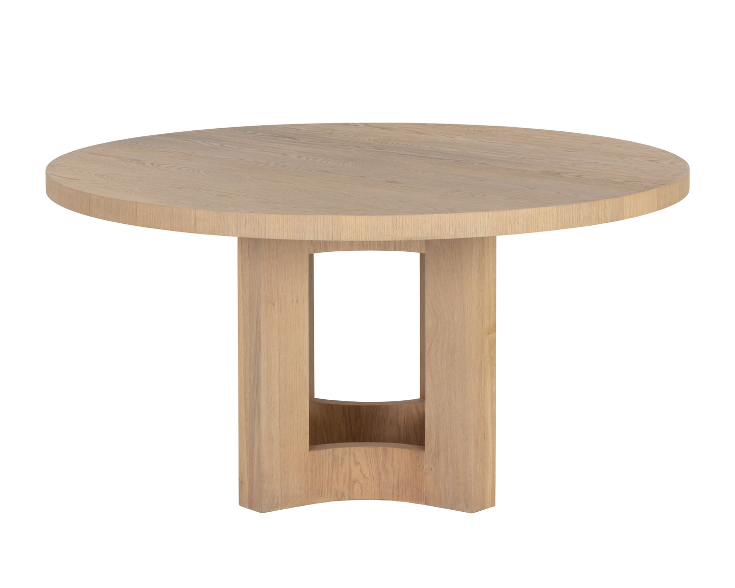 NAHLA ELMA DINING TABLE - NATURAL - 60"