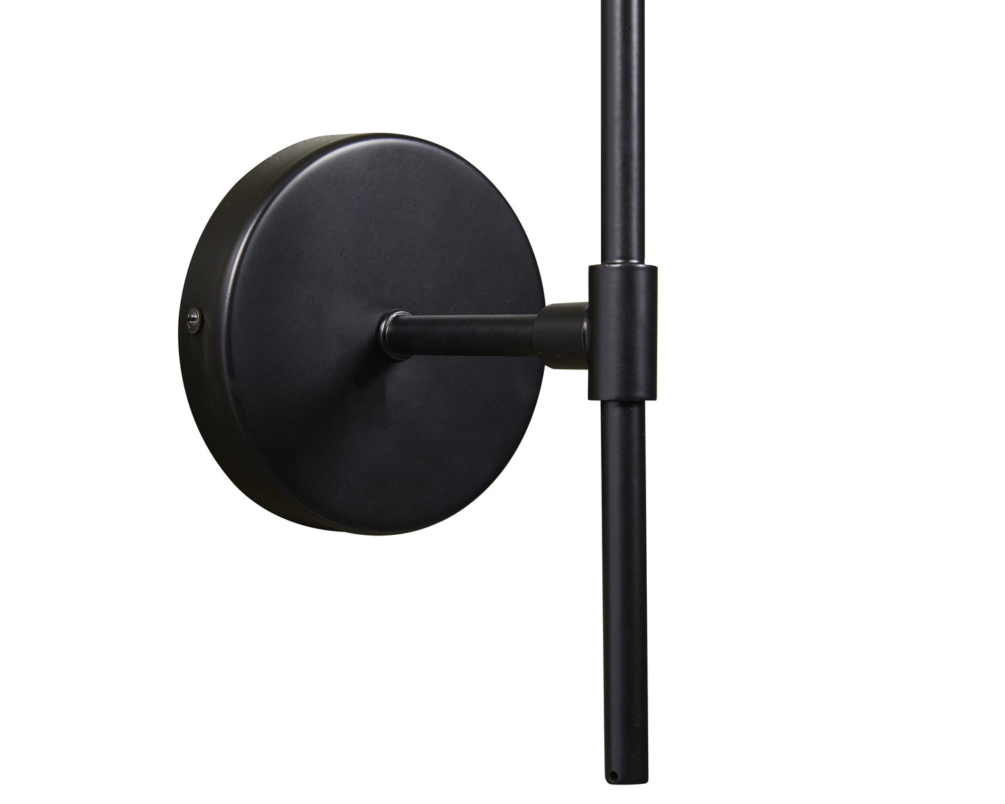 NAHLA IZORA SCONCE - BLACK - FROSTED