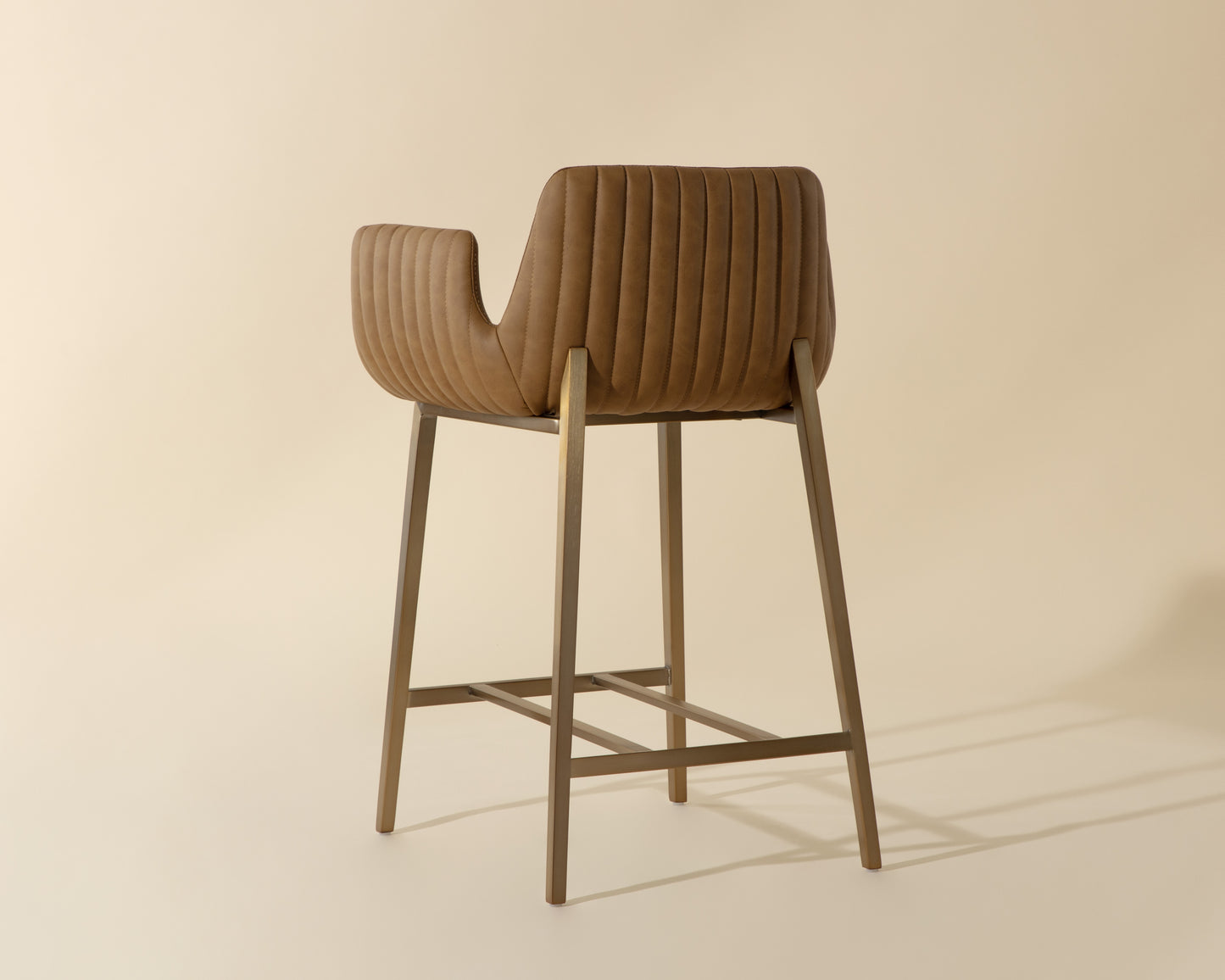 NAHLA LUCANO COUNTER STOOL - MILLIKEN COGNAC