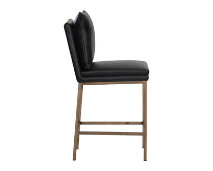 NAHLA PAIGE COUNTER STOOL - BRAVO BLACK